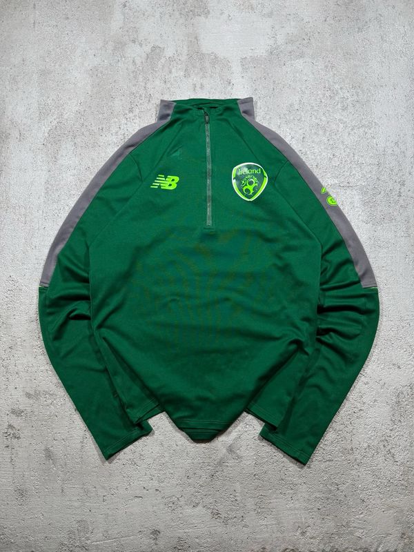 Bluza New Balance Ireland Q/Zipper Green S