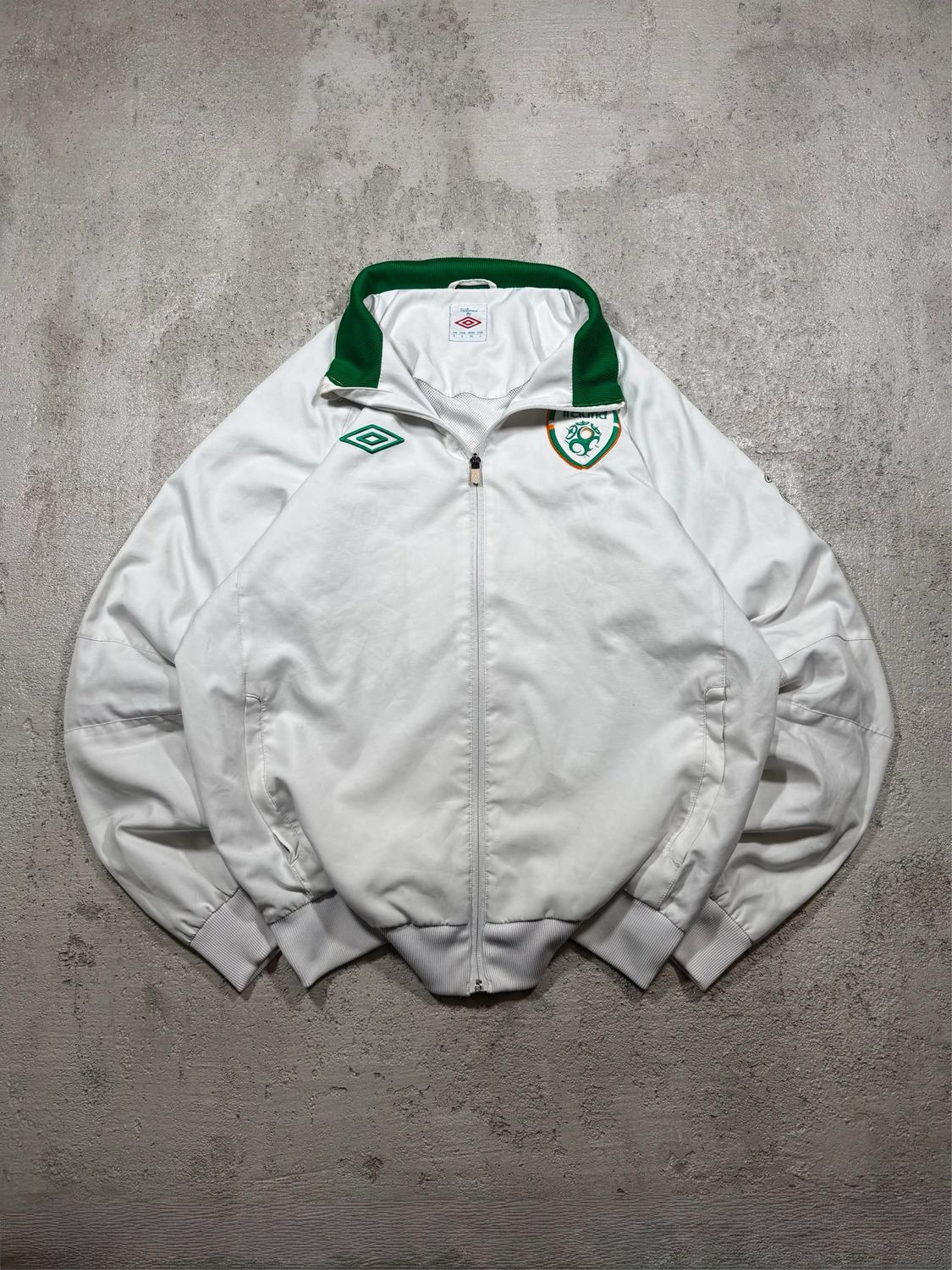 Bluza Umbro Ireland Zipper White M