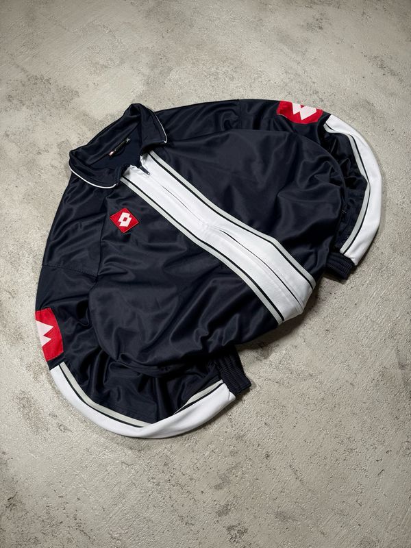 Bluza Lotto Wh/Stripes Sport Zipper Black L