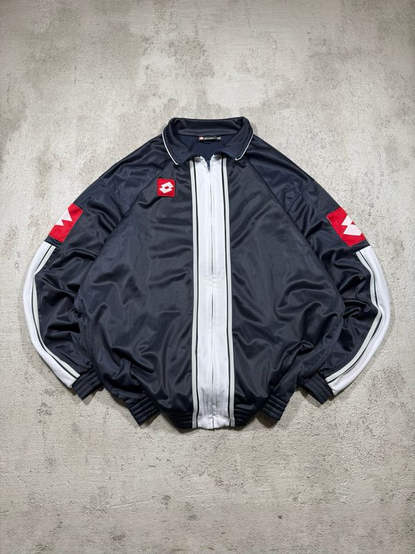 Bluza Lotto Wh/Stripes Sport Zipper Black L