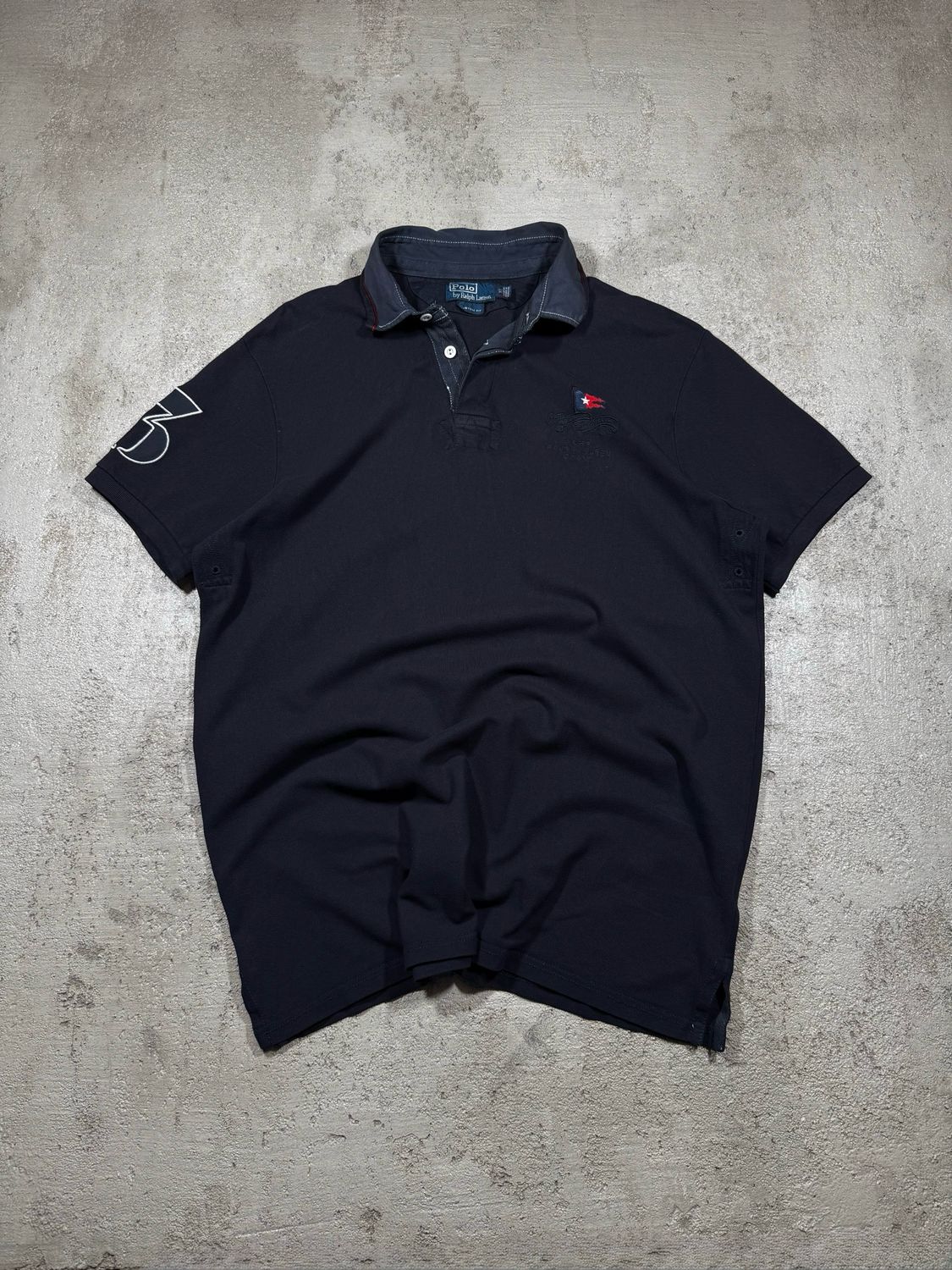 Koszulka Polo Ralph Lauren Flag Polo Tee Navy L