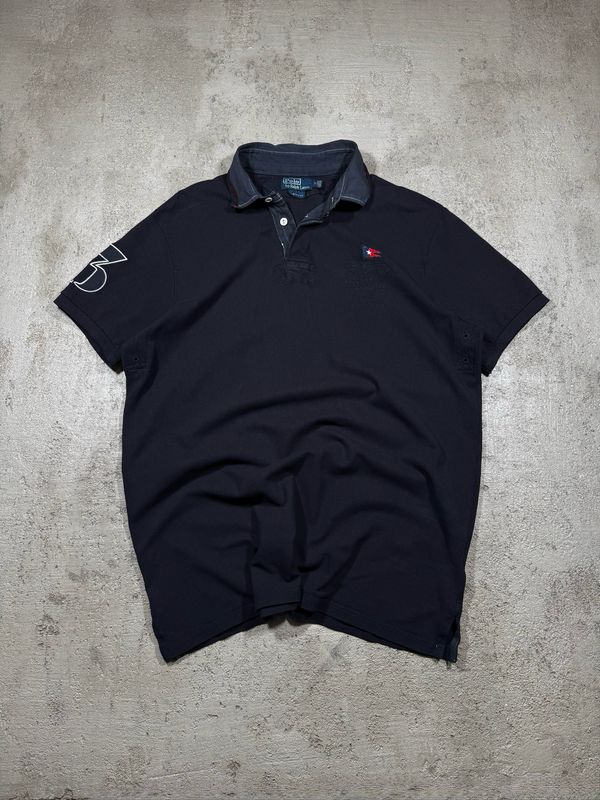 Koszulka Polo Ralph Lauren Flag Polo Tee Navy L