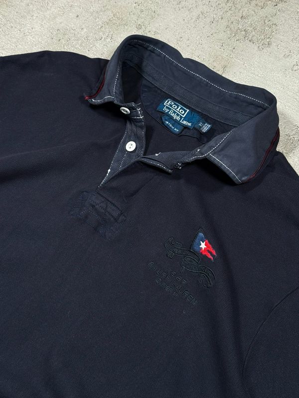 Koszulka Polo Ralph Lauren Flag Polo Tee Navy L