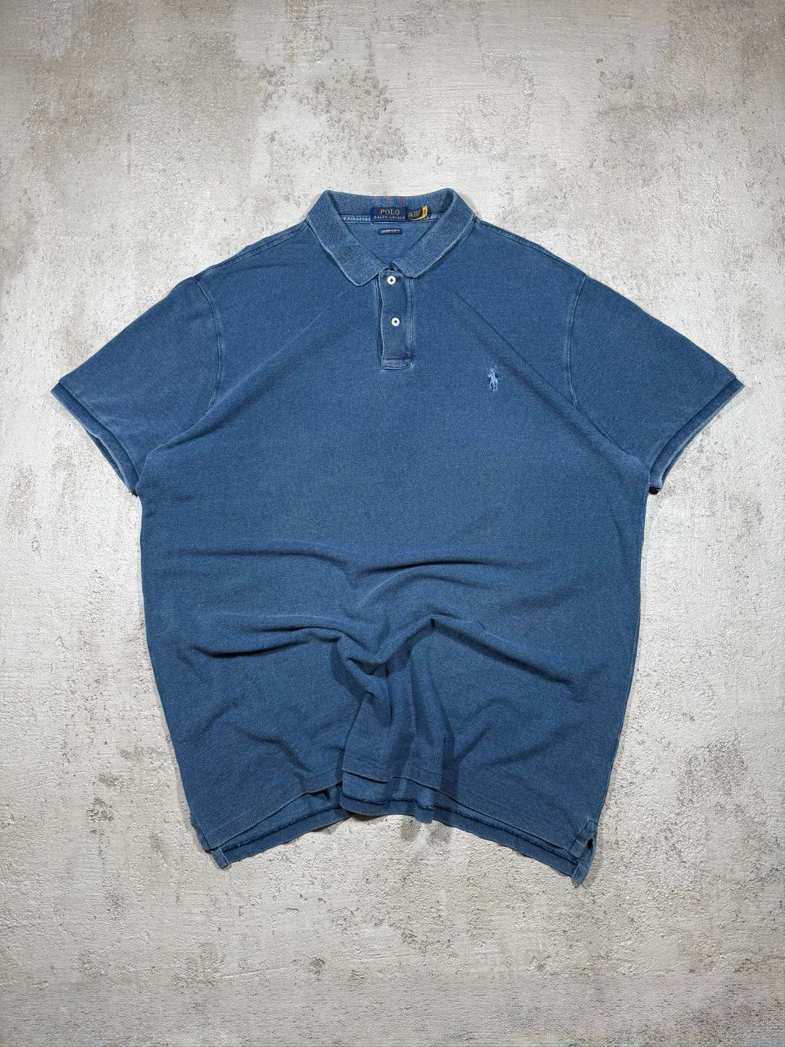 Koszulka Polo Ralph Lauren Blu/Pony Polo Tee Melange-Navy XL