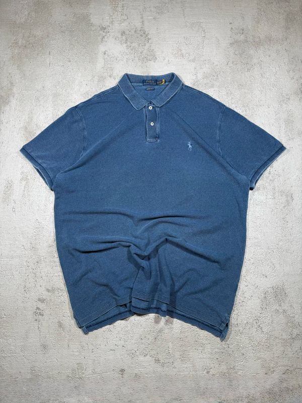 Koszulka Polo Ralph Lauren Blu/Pony Polo Tee Melange-Navy XL
