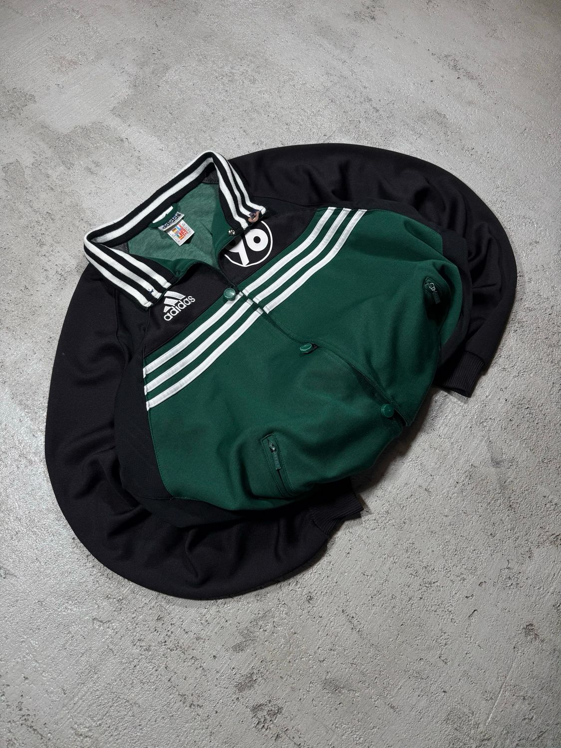 Bluza Adidas Hannover 96 Custom Sport Zipper Green L