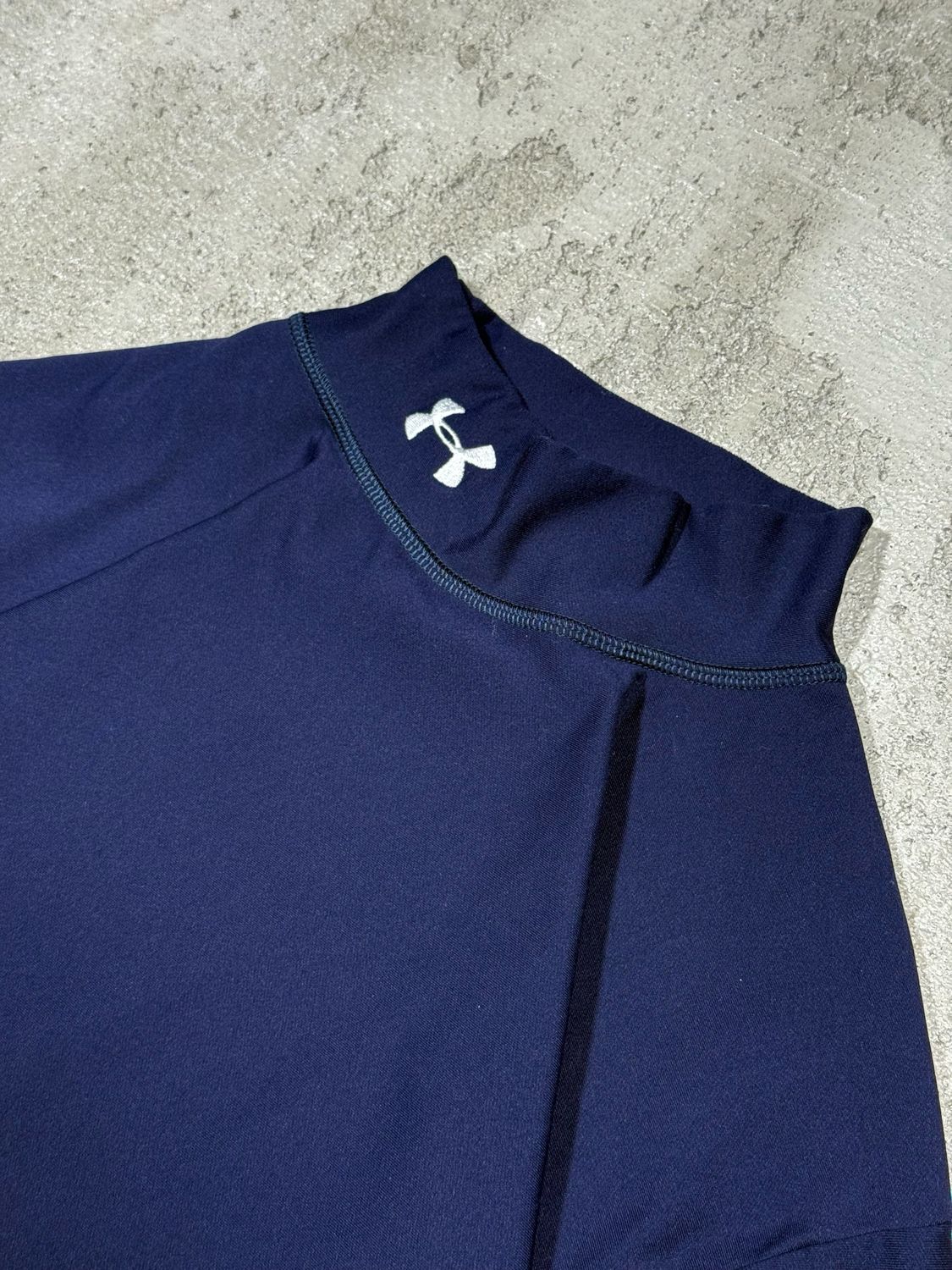 Bluza Under Armour Wh/Logo Collar Sport Long Navy S