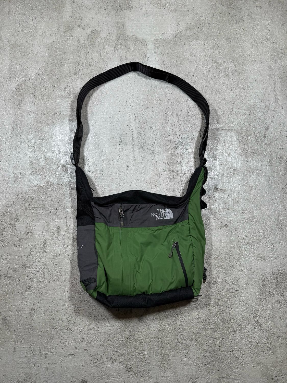 Torba szyta ręcznie The North Face Green Shoulder Bag Handmade by NrvSlash ONE SIZE