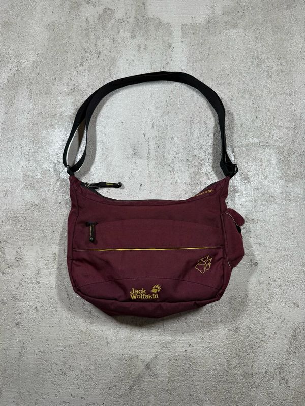 Saszetka Jack Wolfskin Shoulder Bag Burgund ONE SIZE