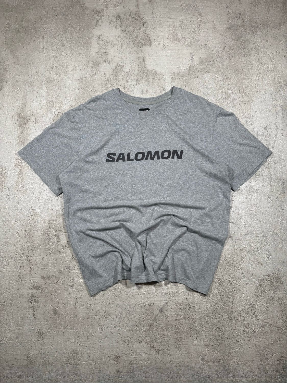 Koszulka Salomon Spellout Logo Tee Gray L
