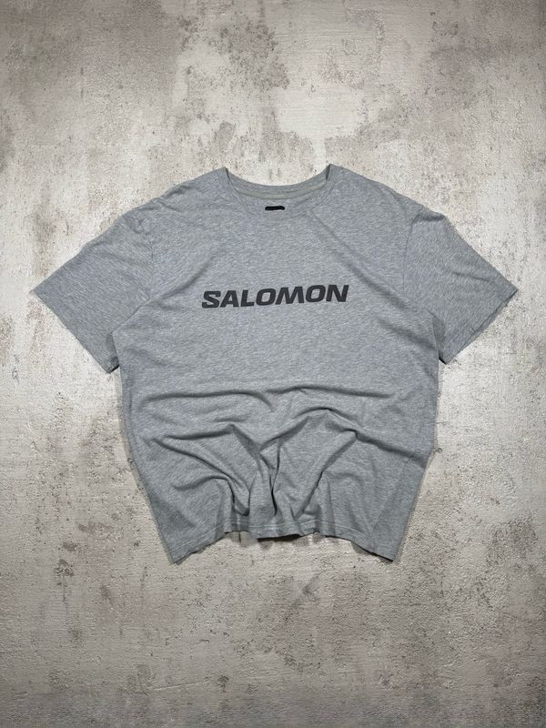 Koszulka Salomon Spellout Logo Tee Gray L