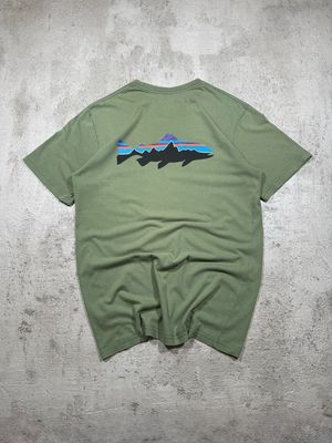 Koszulka Patagonia Fitz Roy Trout Tee Green M