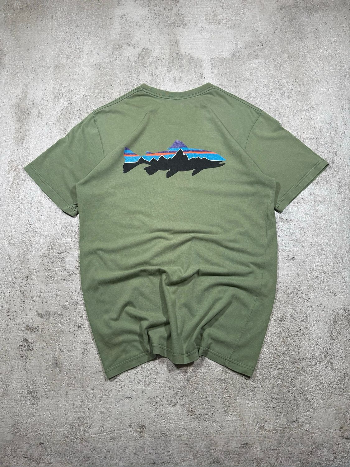 Koszulka Patagonia Fitz Roy Trout Tee Green M