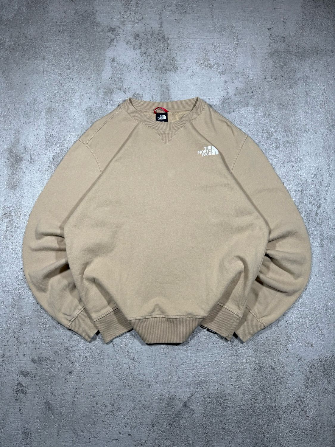 [S] Bluza The North Face Wh/Logo Crewneck Beige M