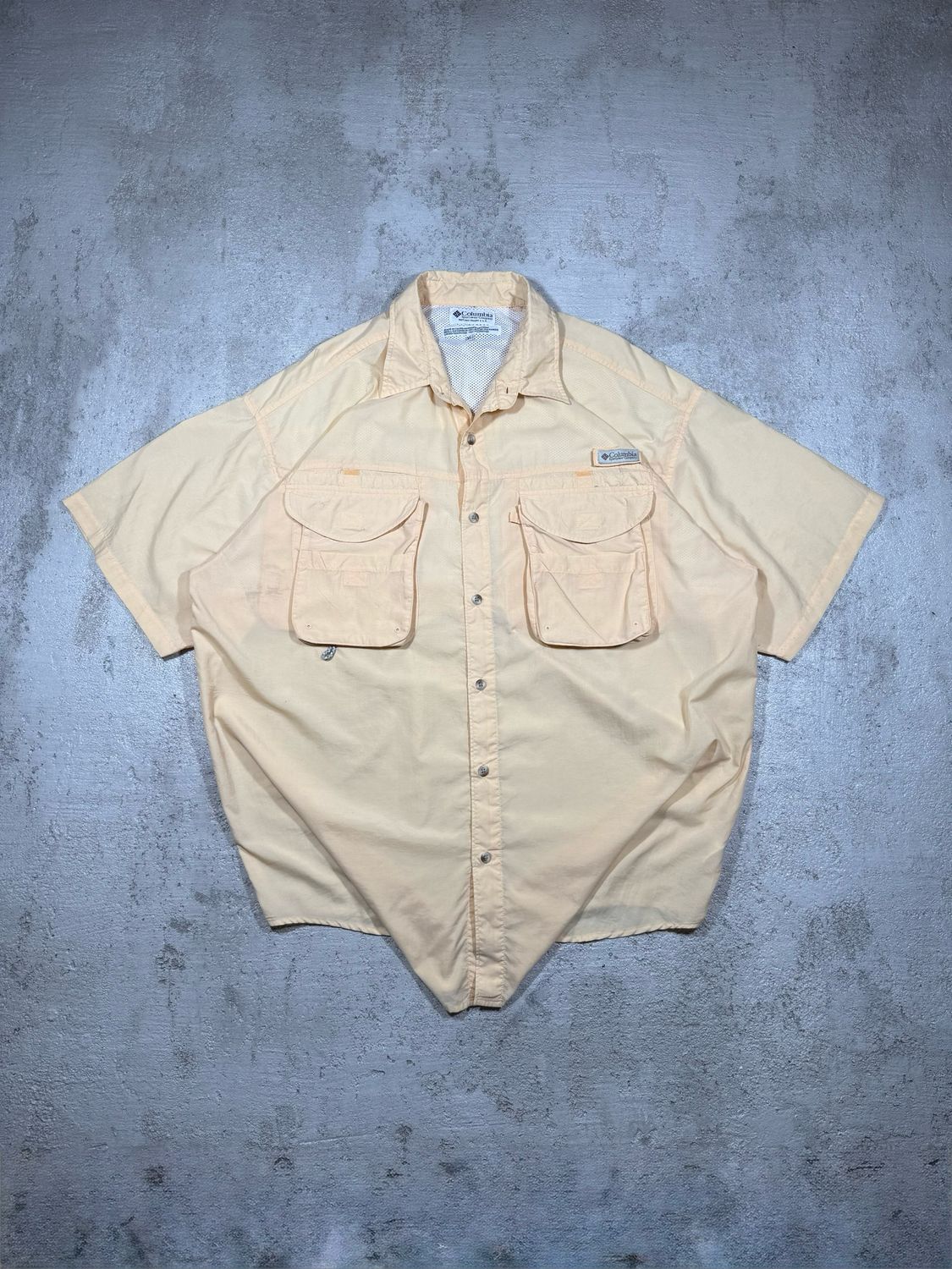 Koszula Columbia Buttons Outdoor Shirt Light-Yellow XL