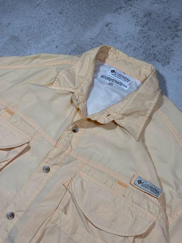 Koszula Columbia Buttons Outdoor Shirt Light-Yellow XL