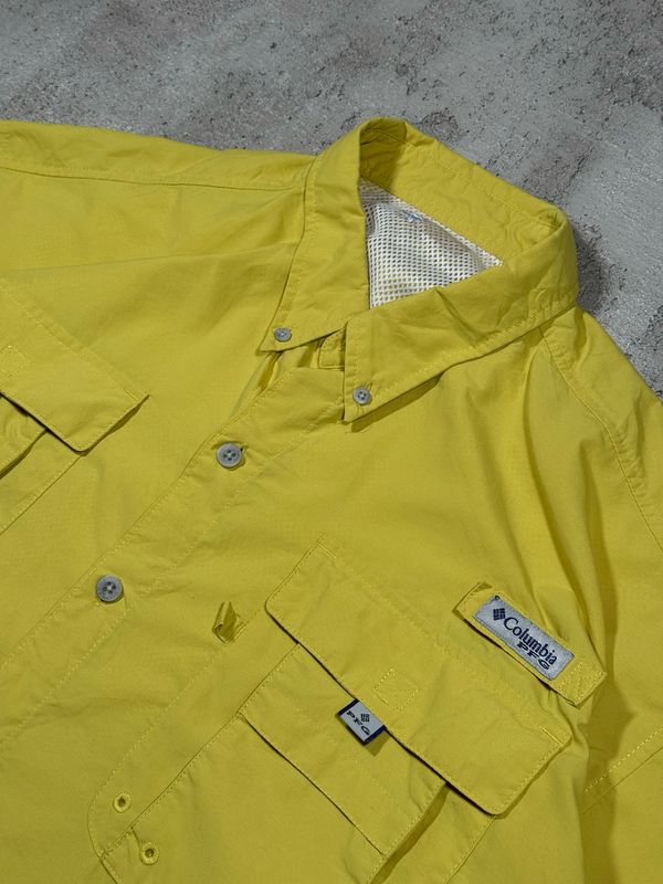 Koszula Columbia PFG Buttons Outdoor Shirt Lime XL