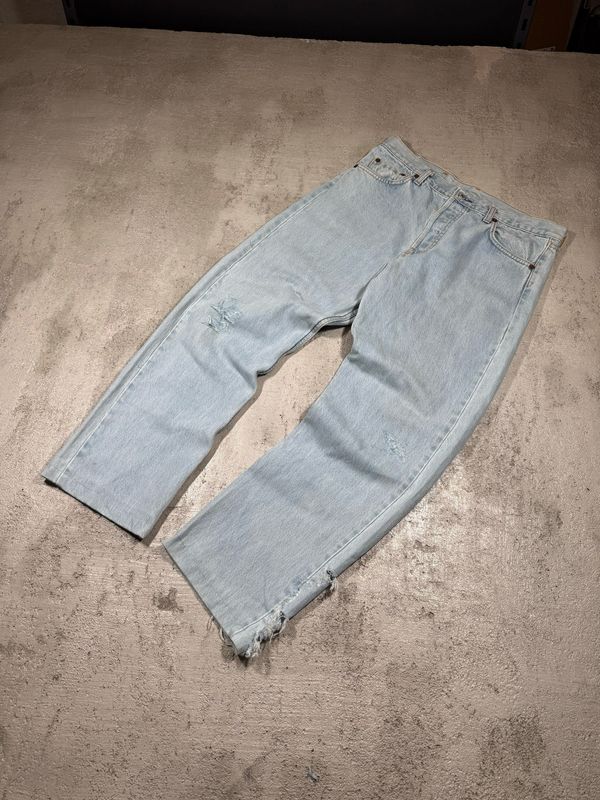 Spodnie Levis Ripped Jeans Blue brak