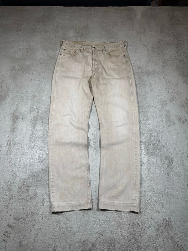 Spodnie Levis 501 Jeans Creme 33/34