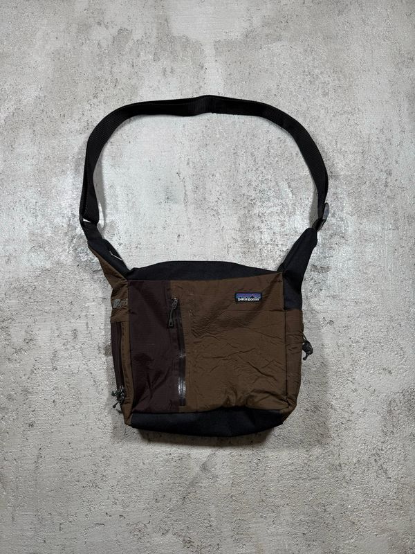 Torba szyta ręcznie Patagonia Brown Shoulder Bag Handmade by NrvSlash ONE SIZE
