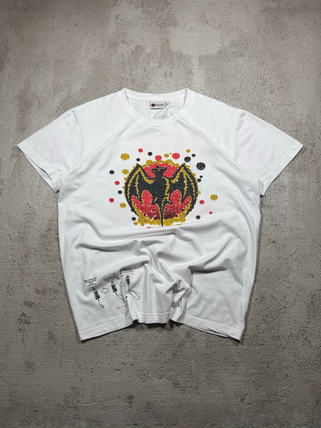 Koszulka Bacardi &amp; Cola Recipe Tee White M