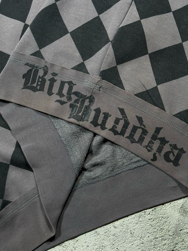 Bluza Big Buddha Checkerboard Hoodie Brown/Black L
