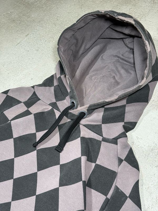 Bluza Big Buddha Checkerboard Hoodie Brown/Black L