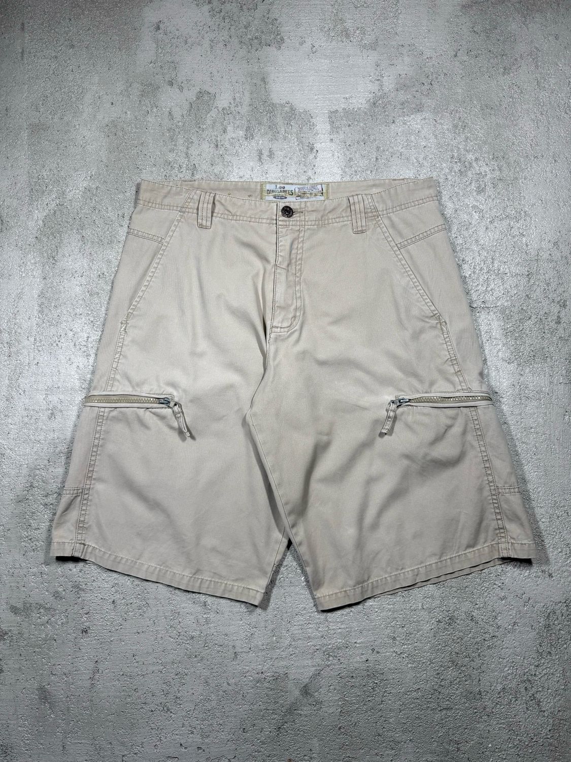 Spodnie Lee Dungarees Cargo Shorts Creme
