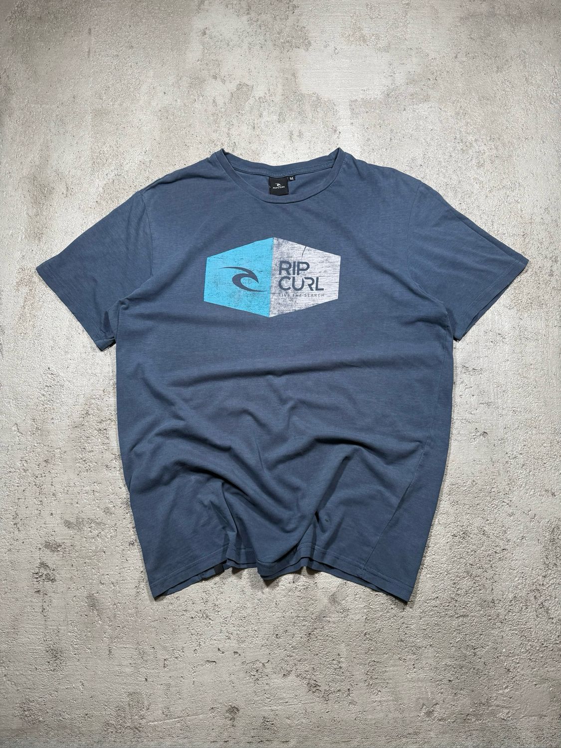 Koszulka Rip Curl Live The Search Logo Tee Navy M
