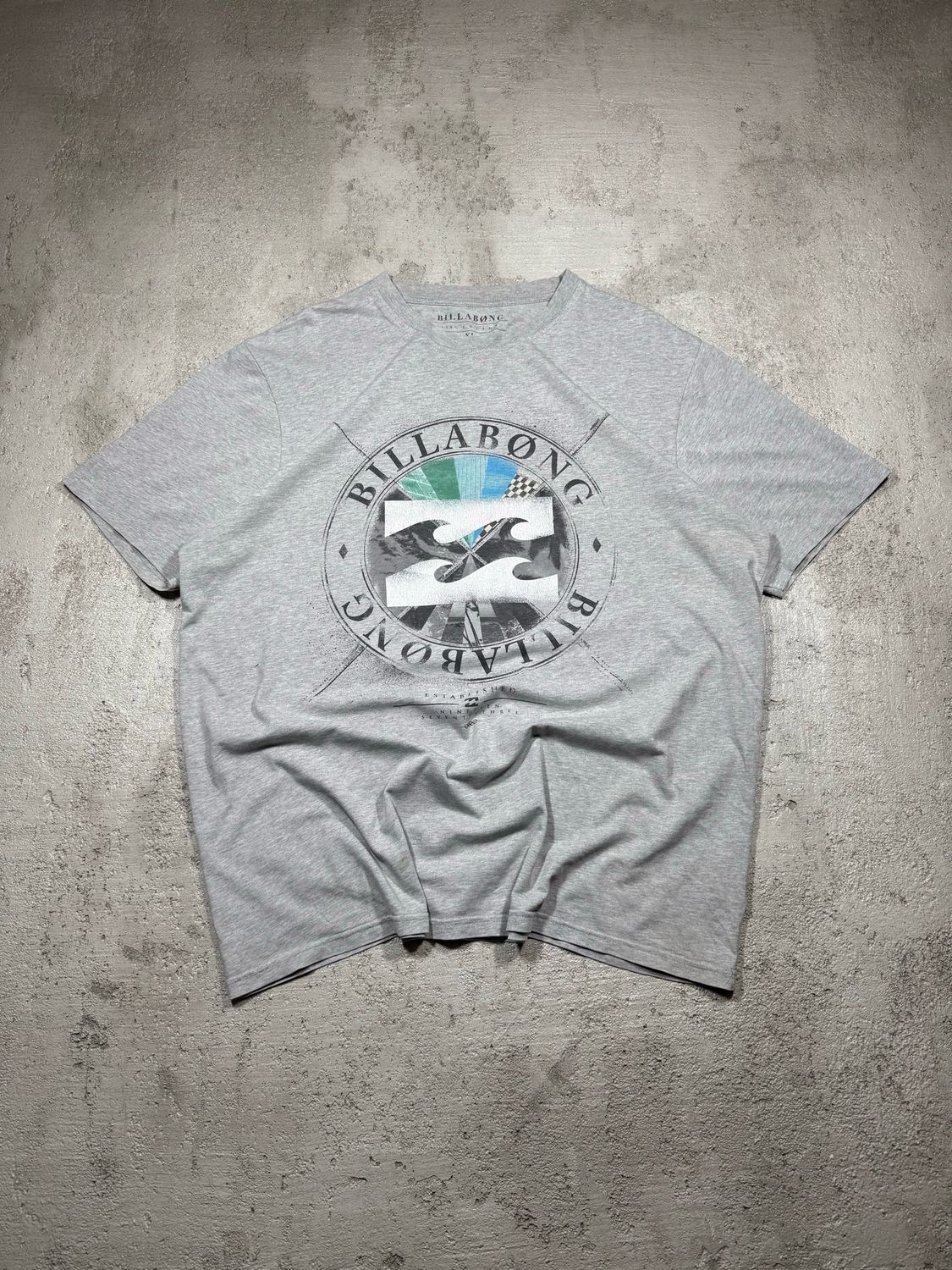 Koszulka Billabong Wave in Circle Logo Tee Gray L