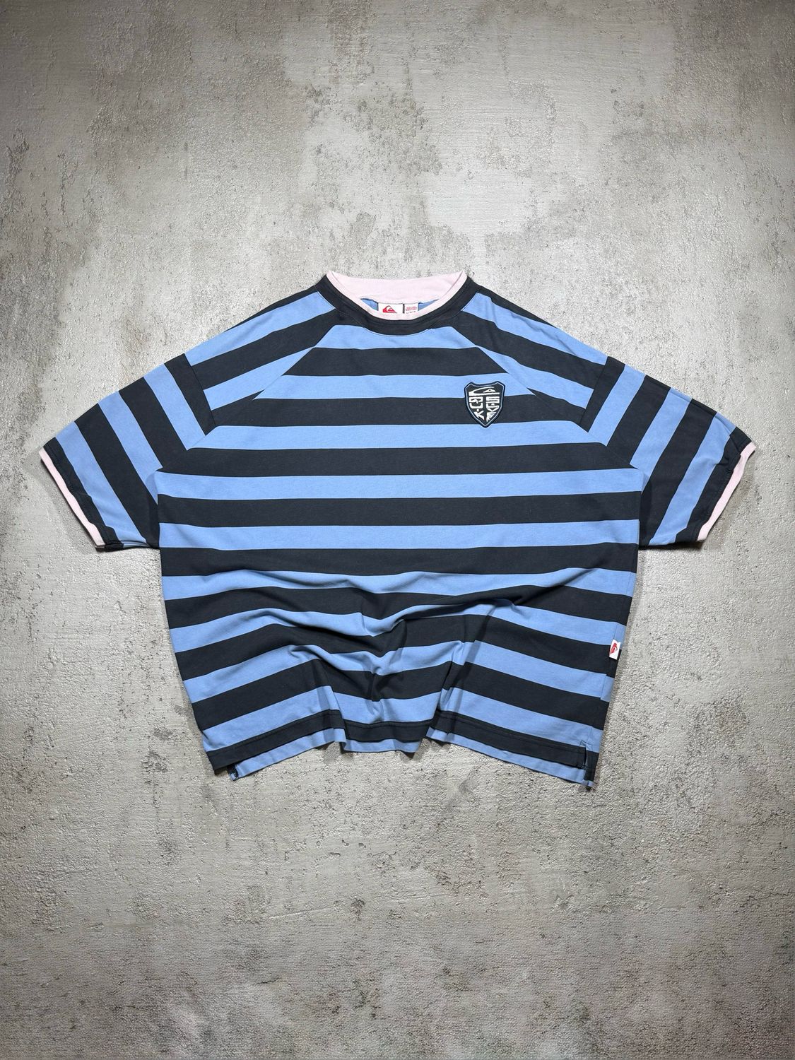Koszulka Quiksilver x Stranger Things Stripes Tee Blue XL