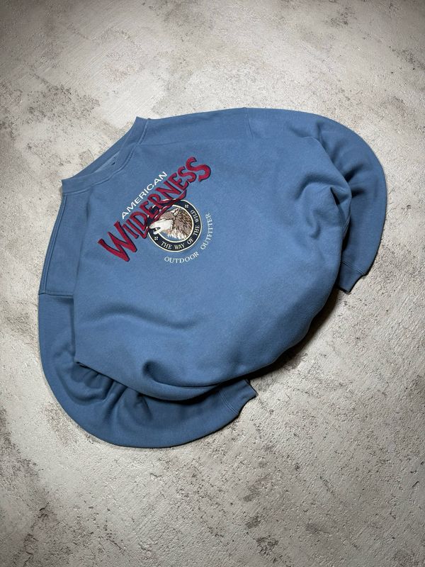 Bluza Lakes&amp;Timbers American Wilderness Crewneck Blue L