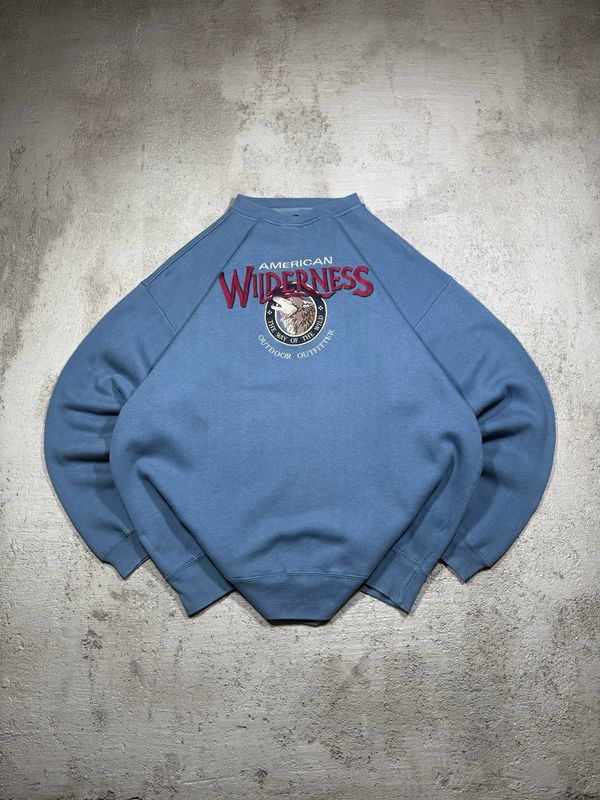 Bluza Lakes&amp;Timbers American Wilderness Crewneck Blue L