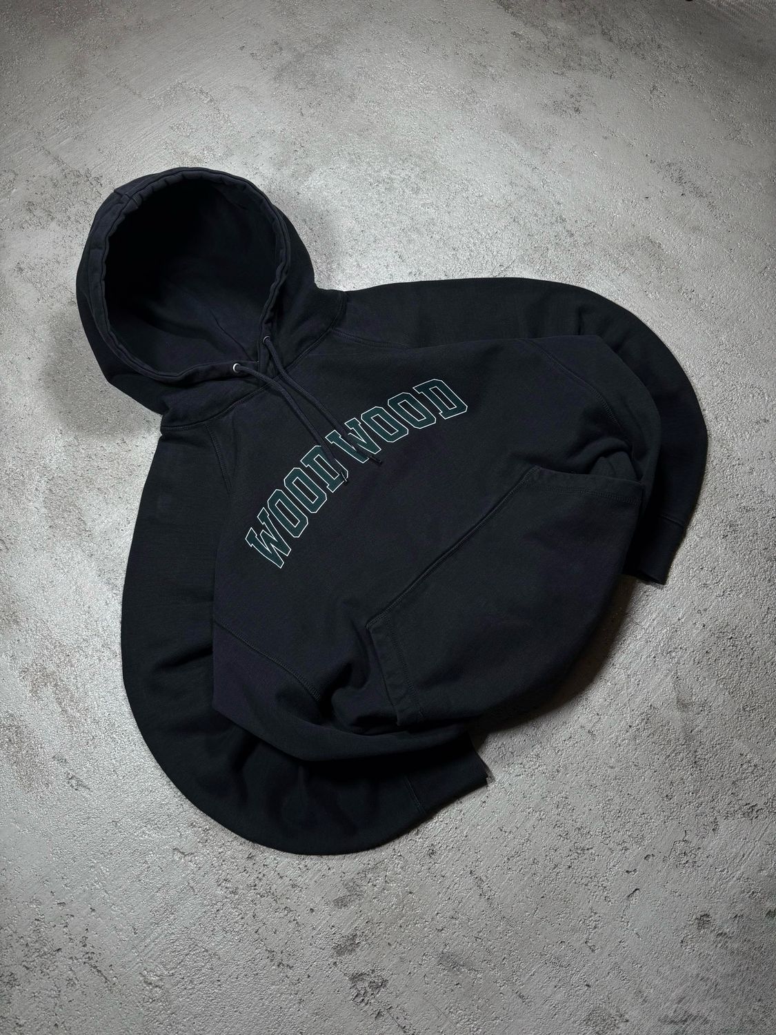 [S] Bluza Wood Wood Varsity Hoodie Black L