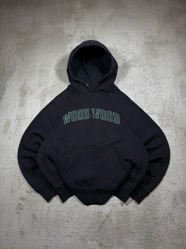 [S] Bluza Wood Wood Varsity Hoodie Black L