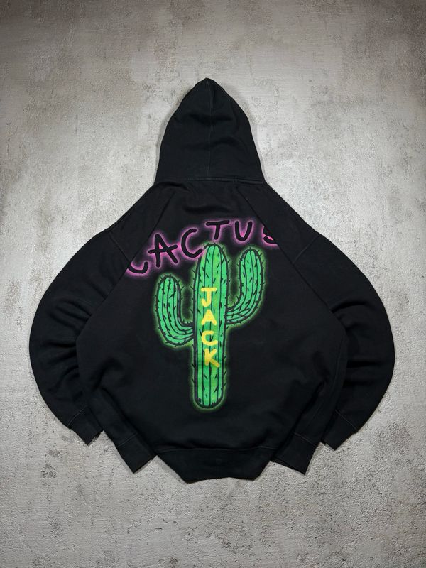 Bluza Cactus Jack Neon Hoodie Black L