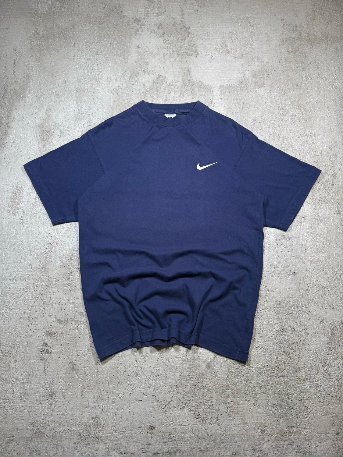 T-Shirt Nike 1990s Wh/Swoosh Sportschule Tee Navy M