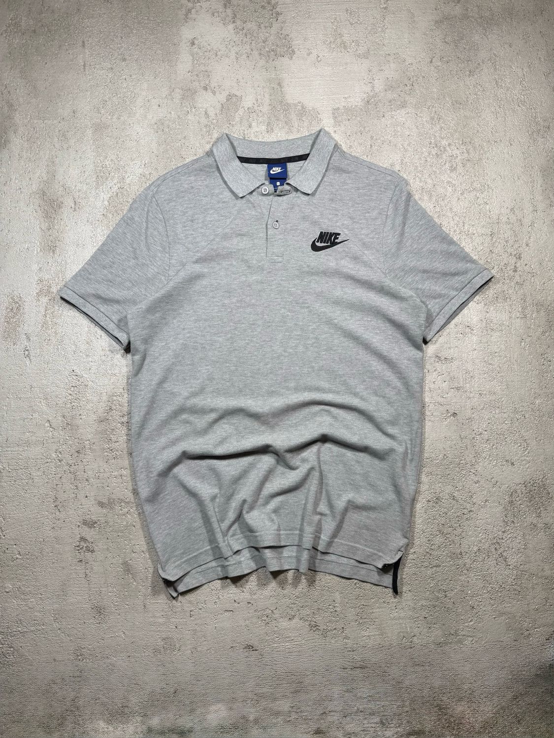 Polo Nike Bla/Logo Polo Tee Gray M