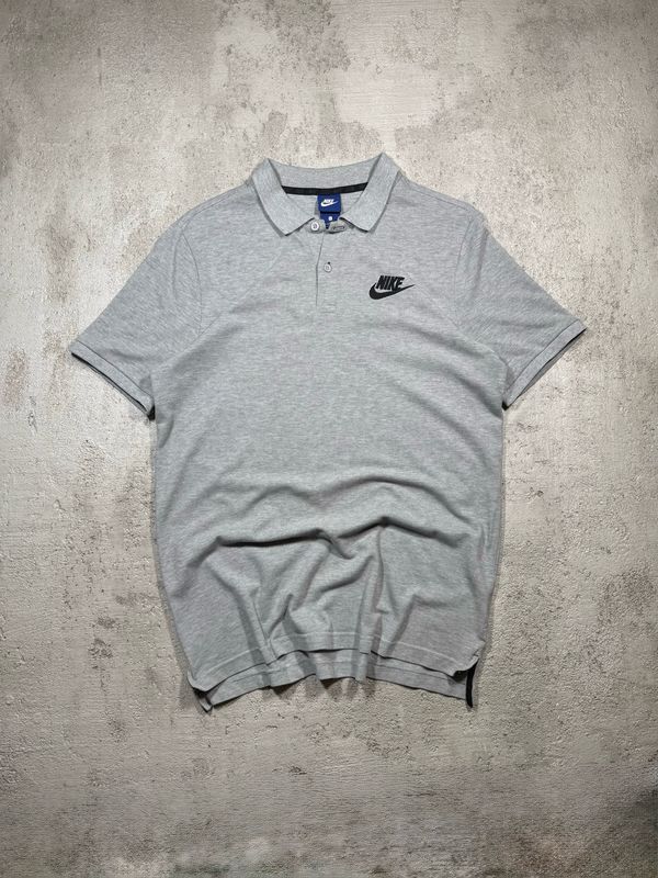 Polo Nike Bla/Logo Polo Tee Gray M