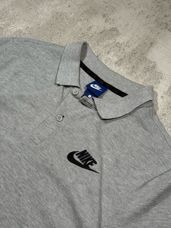 Polo Nike Bla/Logo Polo Tee Gray M