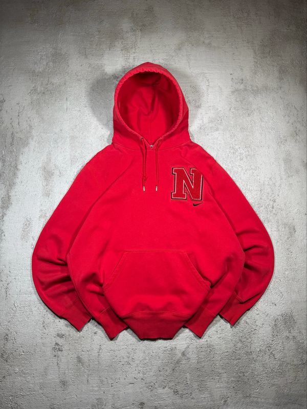 Hoodie Nike Bla/Swoosh Big N Hoodie Red L