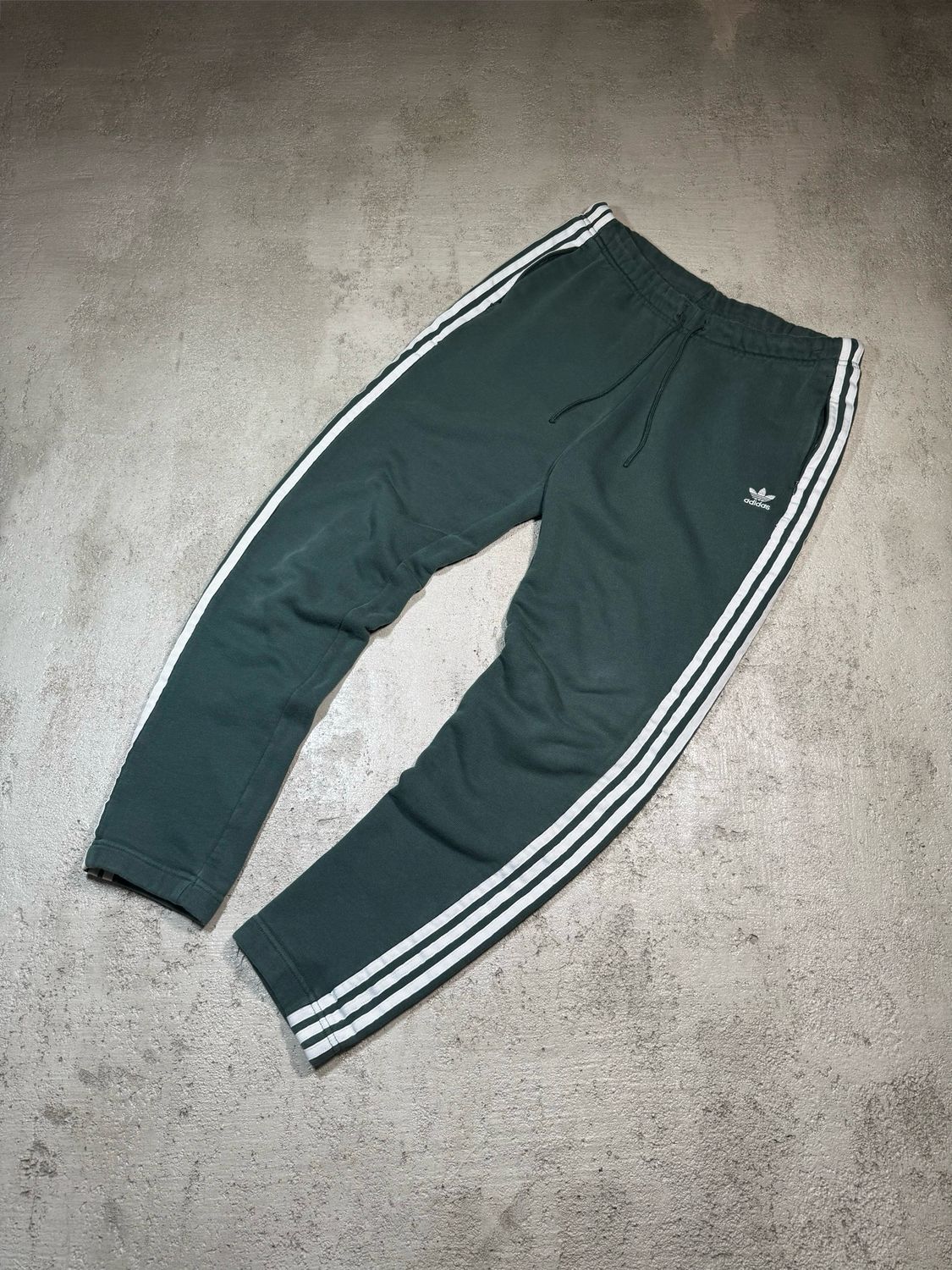 Dresy Adidas Originals Wh/Logo&amp;Stripes Sweatpants Green XL (Junior)