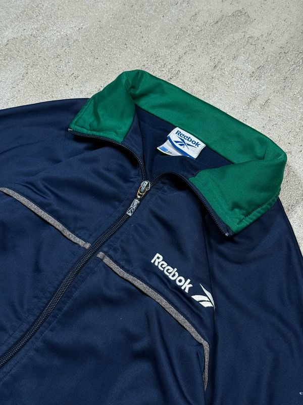 Zipper Reebok Wh/Logo Zipper Navy M