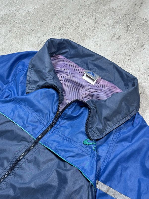 Zipper Asics Tu/Logo Blu/Sleeves Zipper Navy L