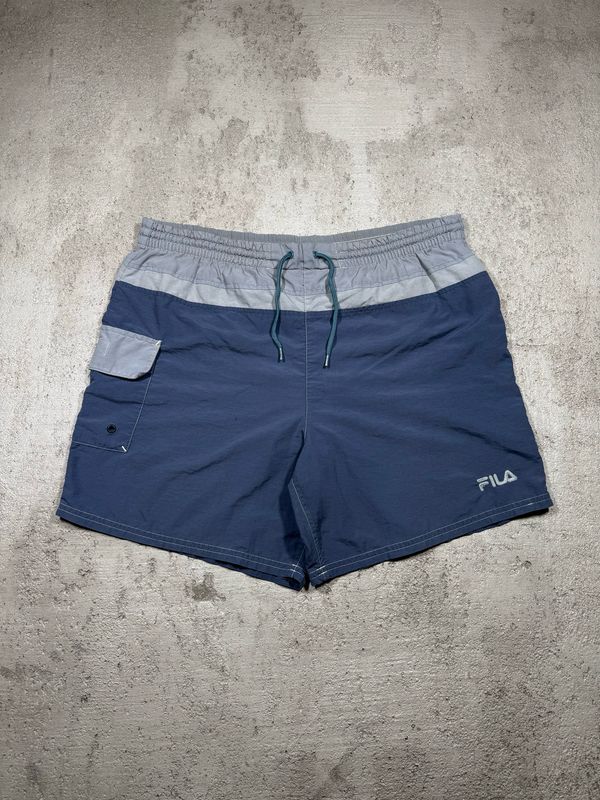 Kąpielówki Fila Gra/Logo Pocket Navy S
