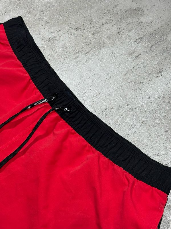 Kąpielówki Reebok Wh/Logo Red