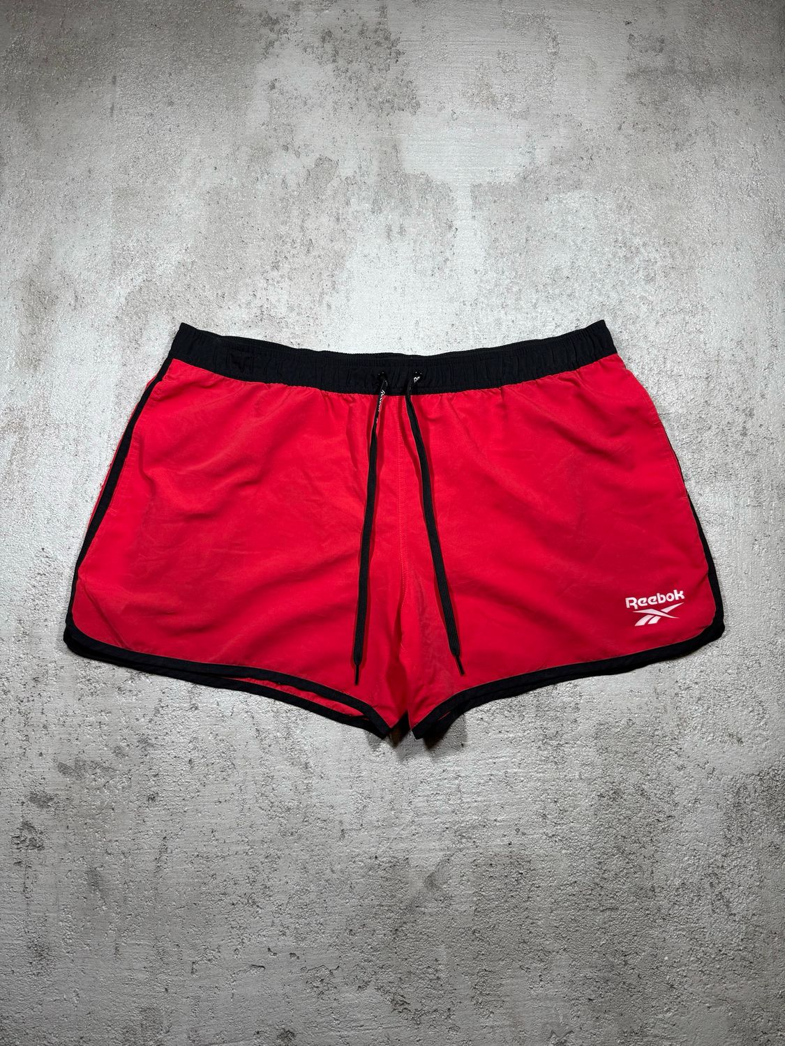 Kąpielówki Reebok Wh/Logo Red