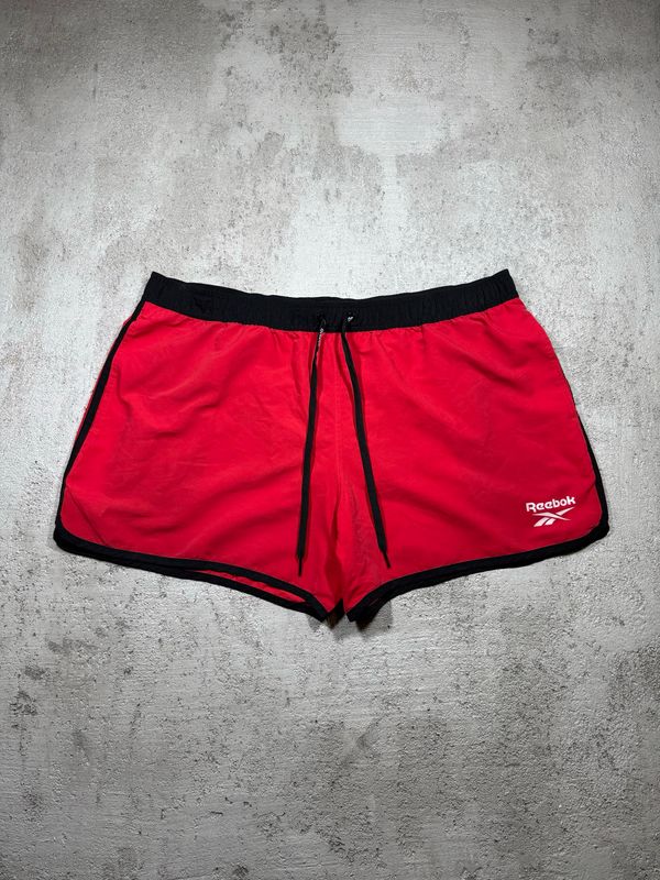 Kąpielówki Reebok Wh/Logo Red
