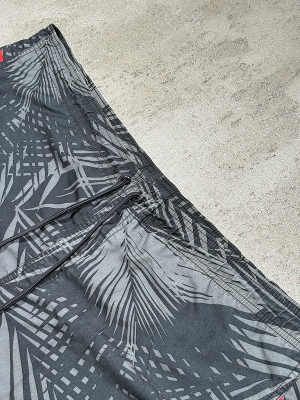 Kąpielówki Adidas Red/Logo Palm Leaves Gray XL