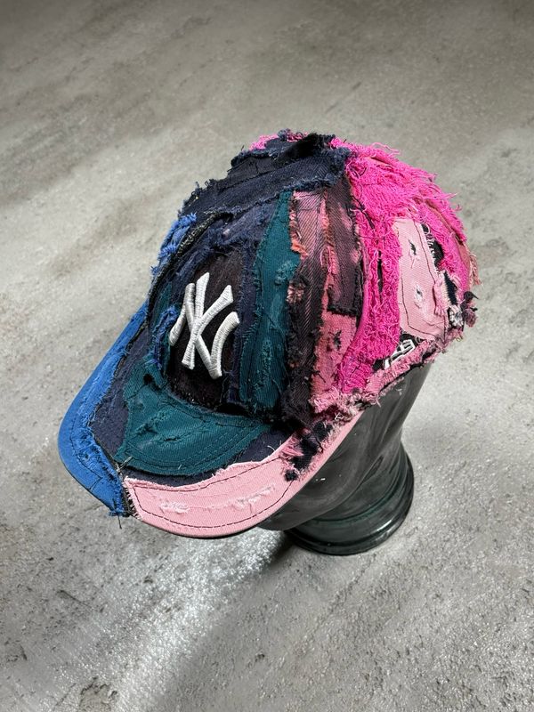 Czapka NRV Slash Wh/NY Custom Panels Blu/Pin